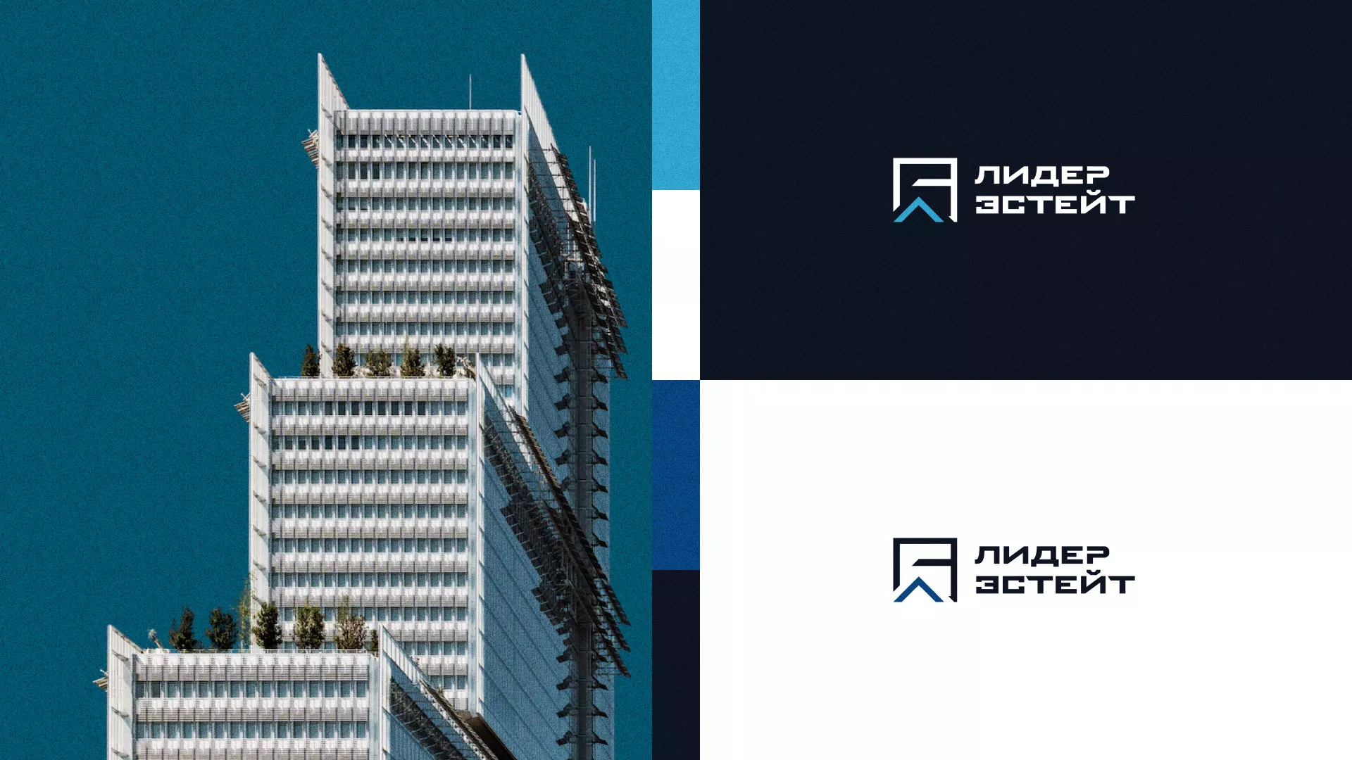 Разработка логотипа агентства недвижимости «Лидер Эстейт» в Баксане